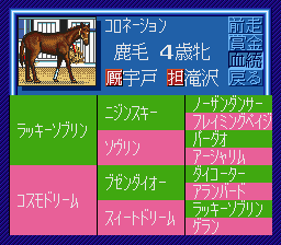 方位774 再びウイニングポスト Sfc を最初からプレイ 1997年 1